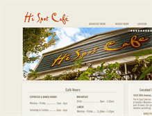 Tablet Screenshot of hispotcafe.com